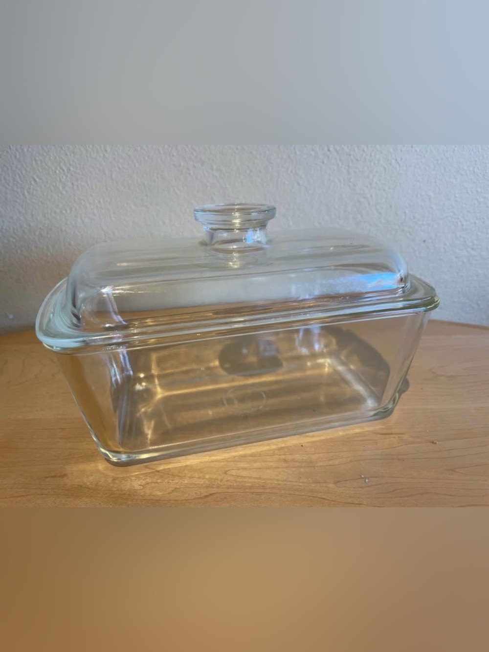 Vintage Pyrex Westinghouse Glass Covered Baking Dish Loaf Pan